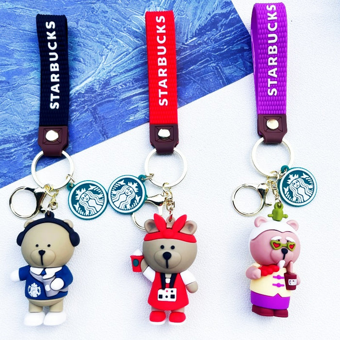 Wholesale PVC Cartoon Doll Keychain JDC-KC-WuYi169