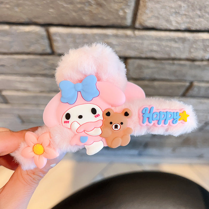 Wholesale Plush Cute Cartoon Large Hair Clips JDC-HC-Zhongx001