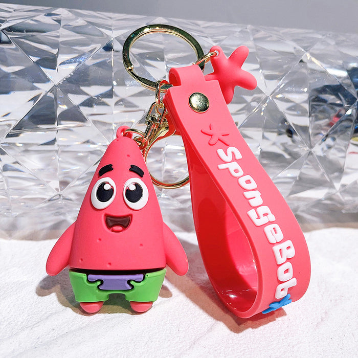 Wholesale Halloween Cartoon Silicone Doll Keychain JDC-KC-QiChao054