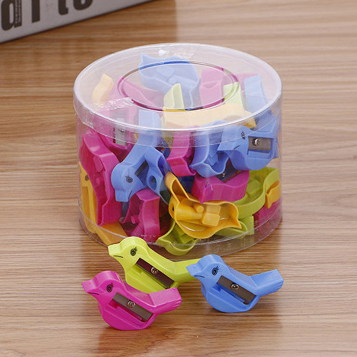 Wholesale Plastic Candy Color Small Pencil Sharpener JDC-PS-Liuj001