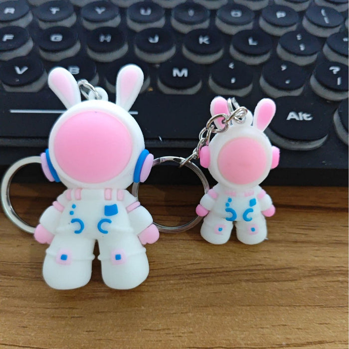 Wholesale Cartoon keychain 3D exquisite three-dimensional bag pendant