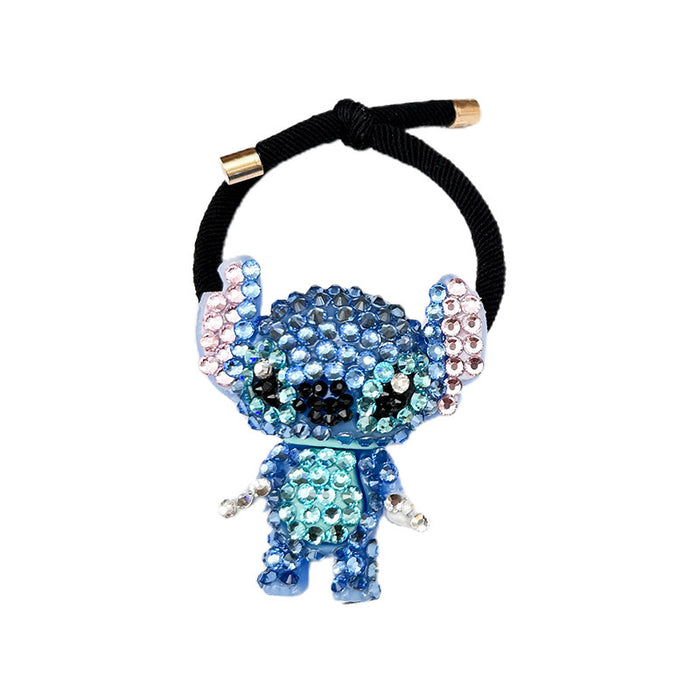 Wholesale full diamond hairpin rhinestone hair band cute cartoon hair tie cover
