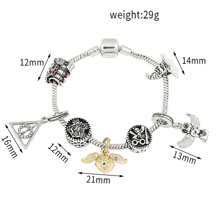 Wholesale Film and Television peripheral Animation Original God series  bad rabbit pan family bracelet diy beads loose beads jewelry