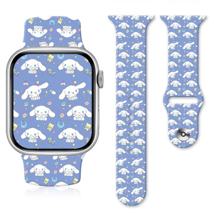 Wholesale Silicone Cartoon Printed Watch Strap JDC-WD-NuoQi011