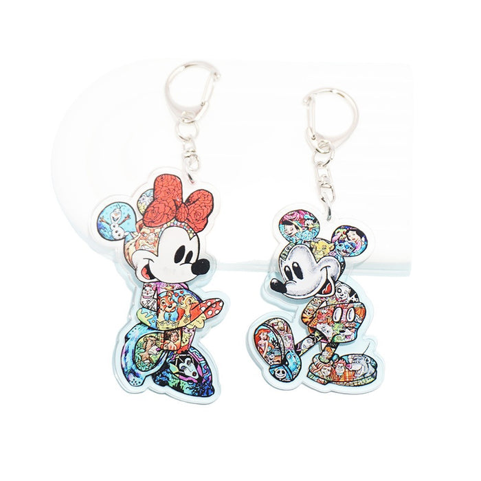 Wholesale Cute Couple Acrylic Keychain Backpack Pendant Accessories