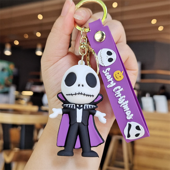 Wholesale Cartoon Doll Silicone Keychain JDC-KC-SuCheng004