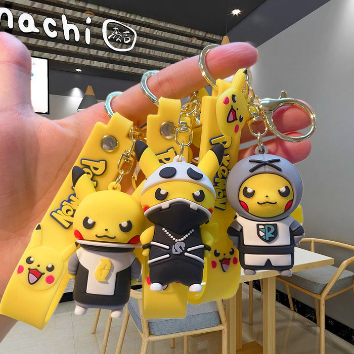 Wholesale PVC Cartoon Cute Doll Keychain JDC-KC-Yid021