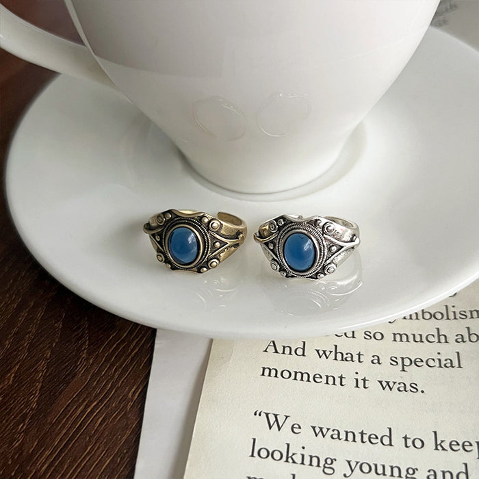 Wholesale Antique jewelry with personalized opening, pure silver ring, antique bronze