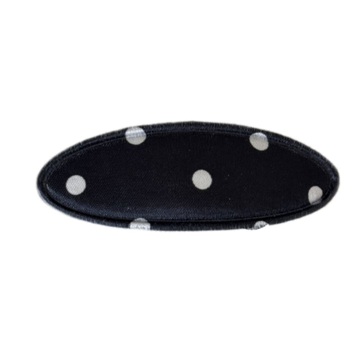 Wholesale Satin Polka Dot Oval Hair Clips Accessories