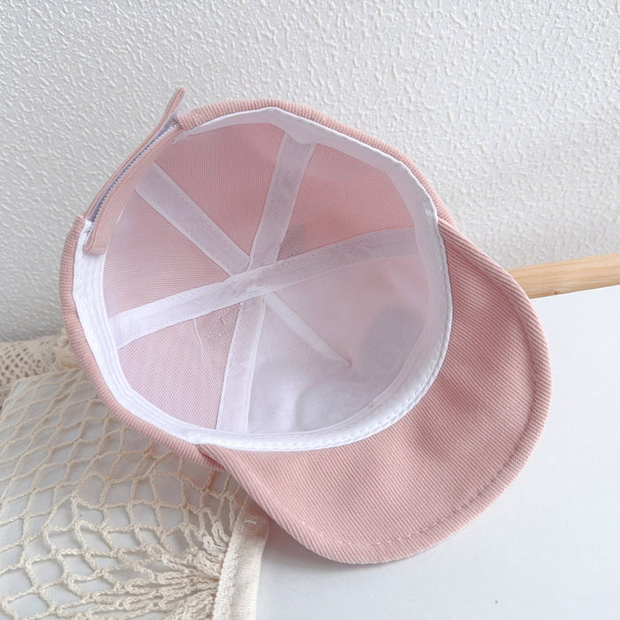 Wholesale Super cute baseball cap baby soft brim baseball cap