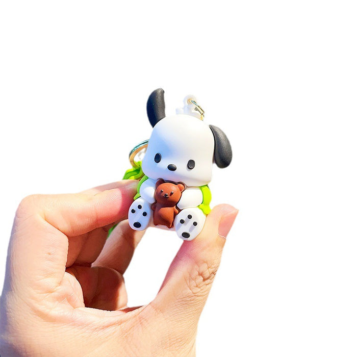 Wholesale PVC Cartoon Silicone Doll Keychain JDC-KC-MLZ001