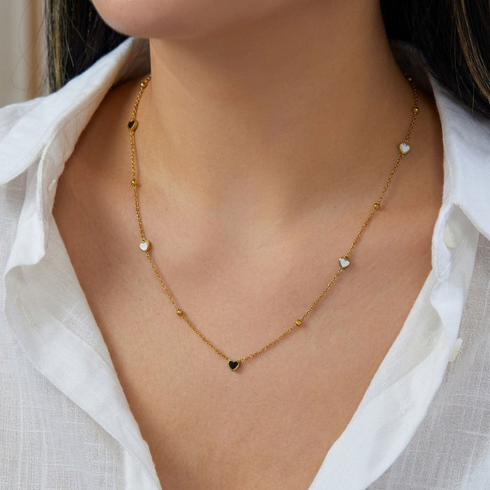 Wholesale Geometric Y-Shape Layered Necklace Stainless Steel Fashion Jewelry