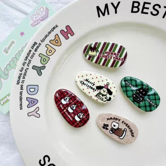 Wholesale Cartoon hair clip, cute side bangs, headband accessory, one line clip, batch of goods