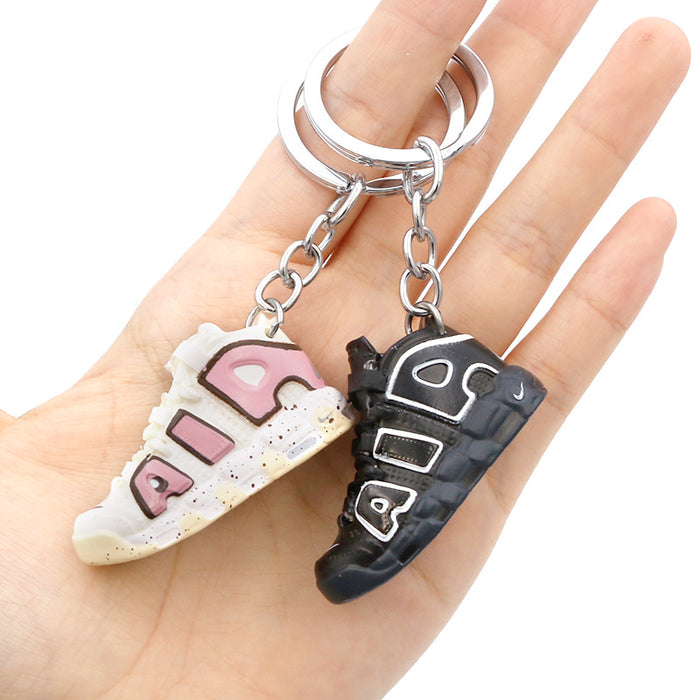Wholesale PVC Basketball Shoe Model Keychain JDC-KC-QLPing010