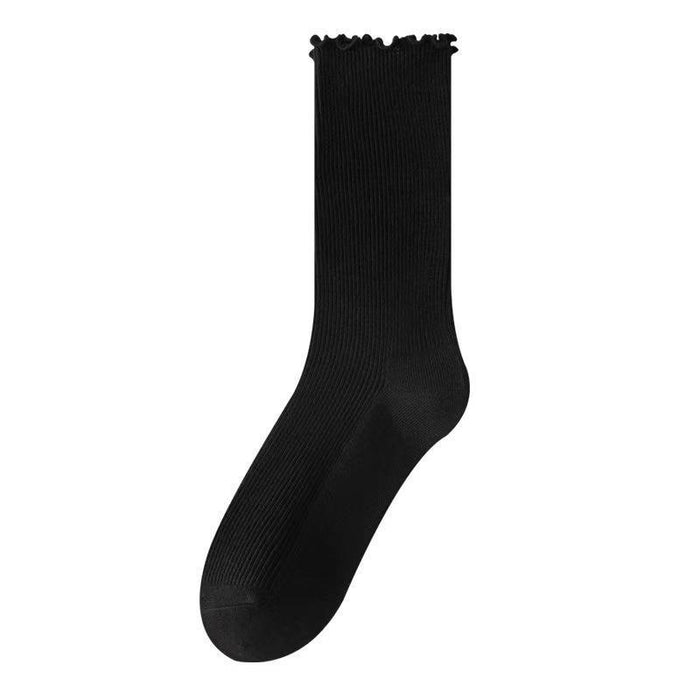 Wholesale Socks, mid length socks, stacked socks, college style socks