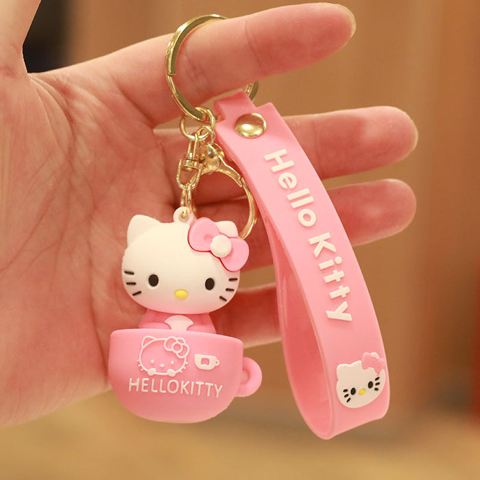 Wholesale Cartoon Doll Silicone Keychain JDC-KC-NiuTe004