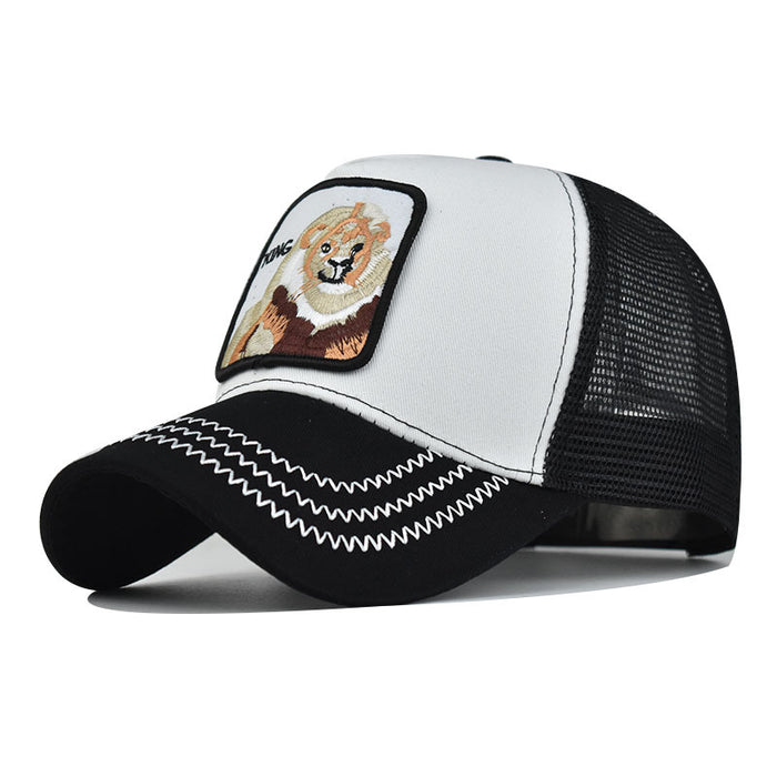 Wholesale Animal Embroidered Mesh Baseball Cap JDC-FH-ErXu002