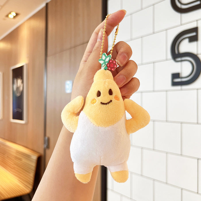 Wholesale Ganoderma lucidum plush pendant medicinal material doll morel keychain plush toy