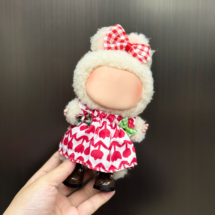 Wholesale Only clothes are suitable for 17cm blind box pendant plush doll clothes