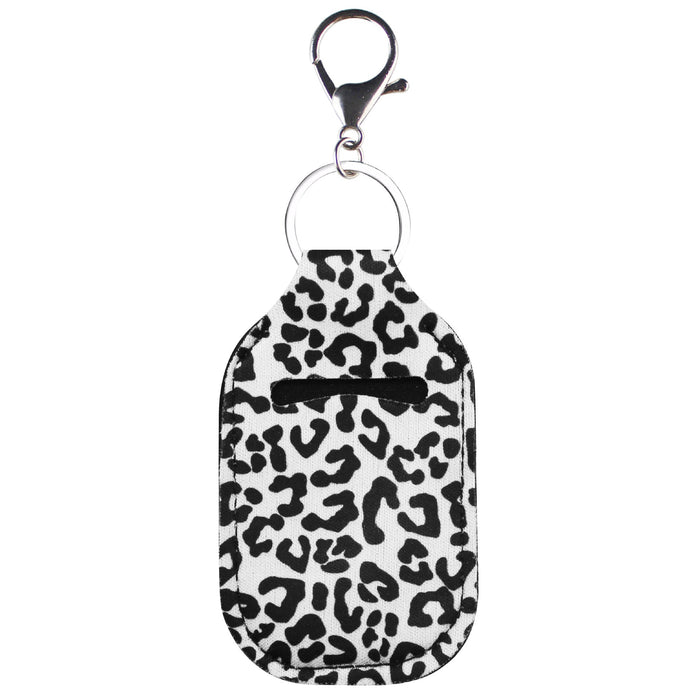 Wholesale Hair Art Hand Sanitizer Leather Case Keychain JDC-KC-YiTian002