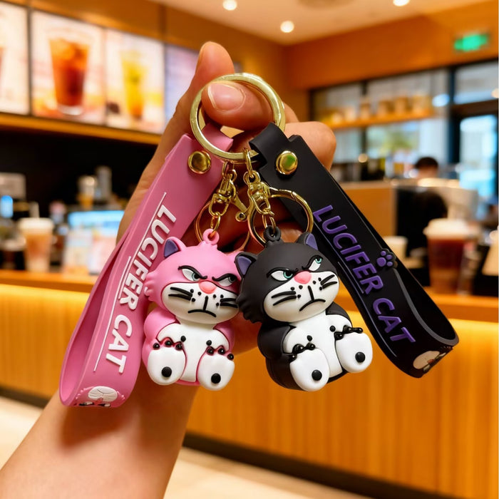 Wholesale Cross-Border Hot Selling Rufaxi Cat Cartoon Cute Creative Key Bag Pendant Toy Gift