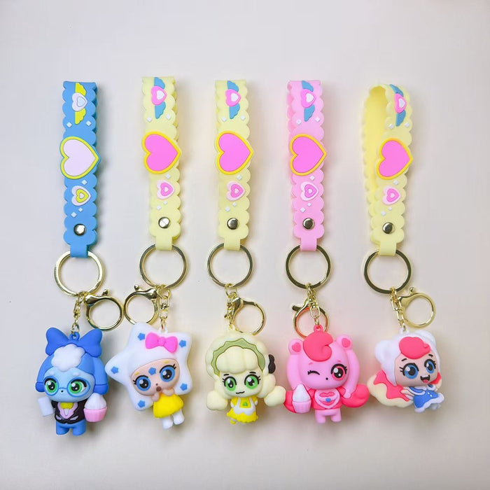 Wholesale Cute Cartoon 3D Keychain Pendant PVC Bag Charm Backpack Accessory Party Gift