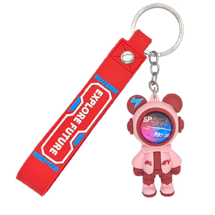 Wholesale New Keychain Space Man Cartoon Pendant Doll Car Keychain Pendant Small Gift