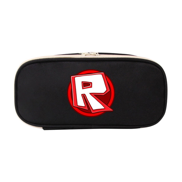 Wholesale ROBLOX Pencil Case Game Canvas Stationery Bag Coin Purse Zipper Pencil Case Student Storage Bag JDC-PB-WDM001