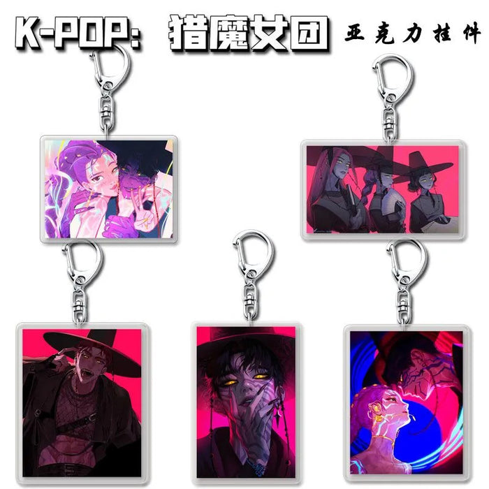 Wholesale Kpop Acrylic Keychain Anime Peripheral Pendant