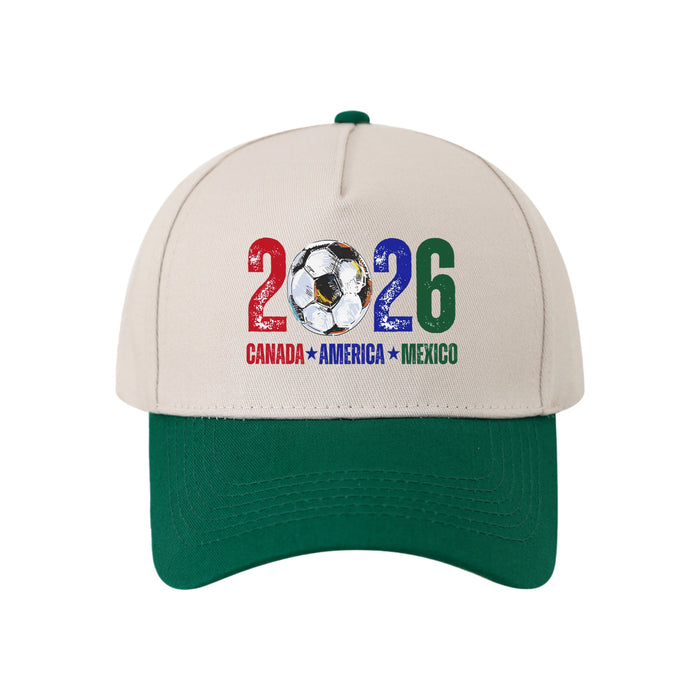 Wholesale World Cup Printed Outdoor Sun Hat Baseball Cap