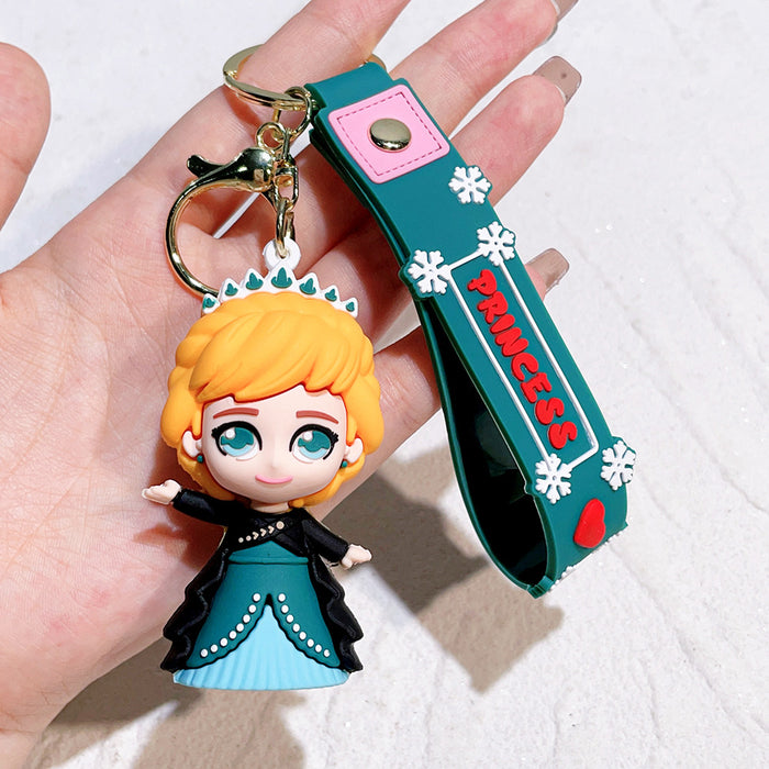 Wholesale Cartoon Silicone Doll Keychain JDC-KC-QiChao030