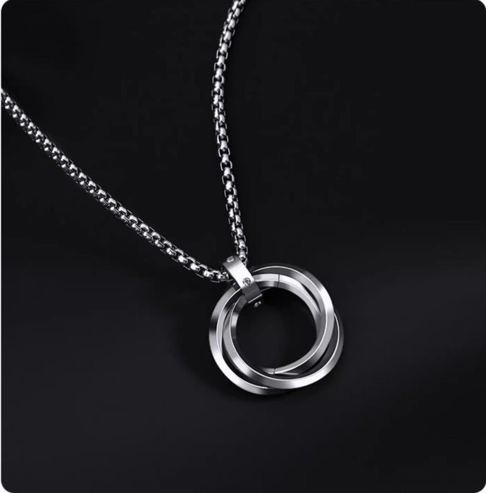 Wholesale Titanium steel necklace, simple and exquisite, niche pendant
