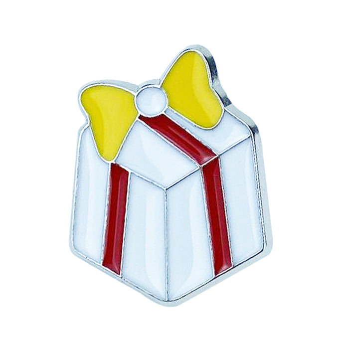 Wholesale Christmas Cartoon Brooch Set Santa Reindeer Tree Bell Zinc Alloy Pins Chic Holiday Party Accessor MOQ≥2y
