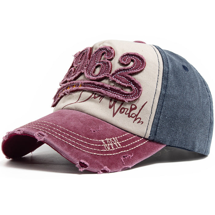 Wholesale Sun Hat Vintage Letter 1962 Number Baseball Cap
