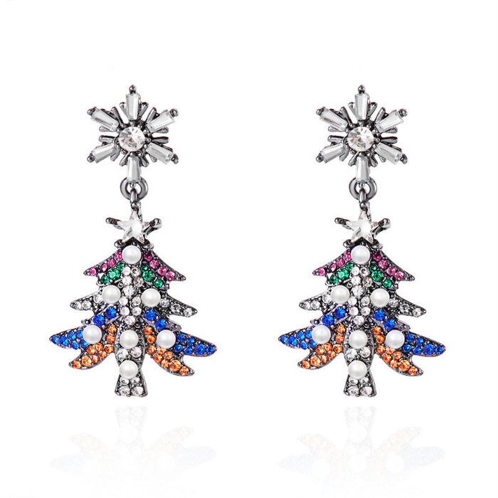 Wholesale Stylish Christmas-themed earrings