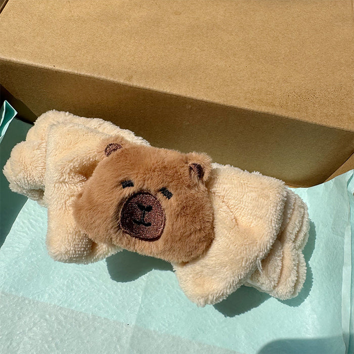 Wholesale Cute 3D cartoon character plush fabric headband