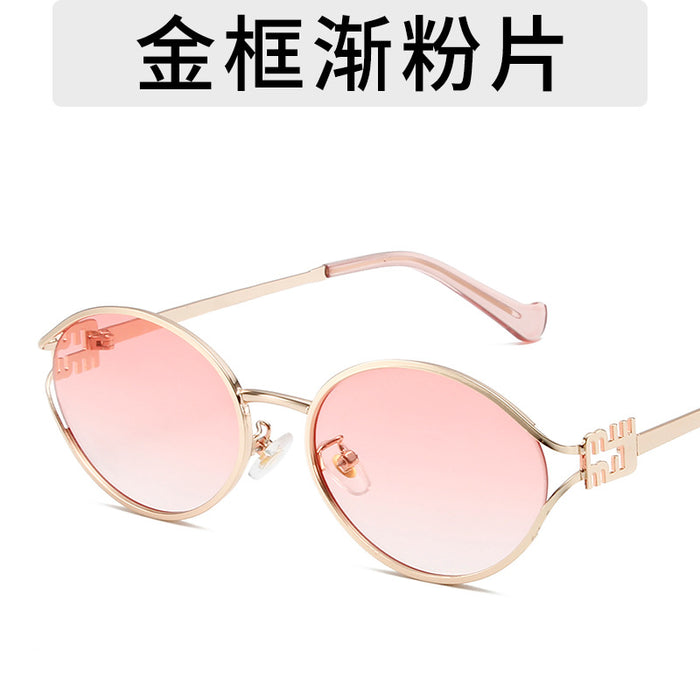 Wholesale Metal Open Sunglasses Personalized Sunglasses Outdoor Travel Fashion Street Photography Glasses