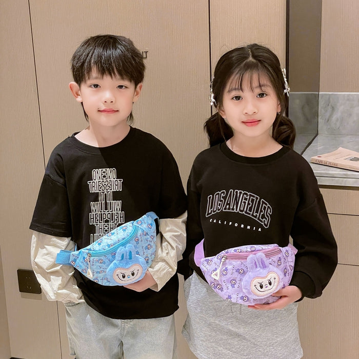 Wholesale New Children's Chest Bag Cute Cartoon Printed Single Shoulder Crossbody Bag Lightweight Travel Sports Waist Bag