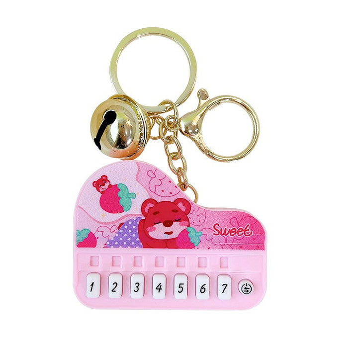 Wholesale Card Plastic Pass Music Game Mini Piano Keychain JDC-KC-YanG020