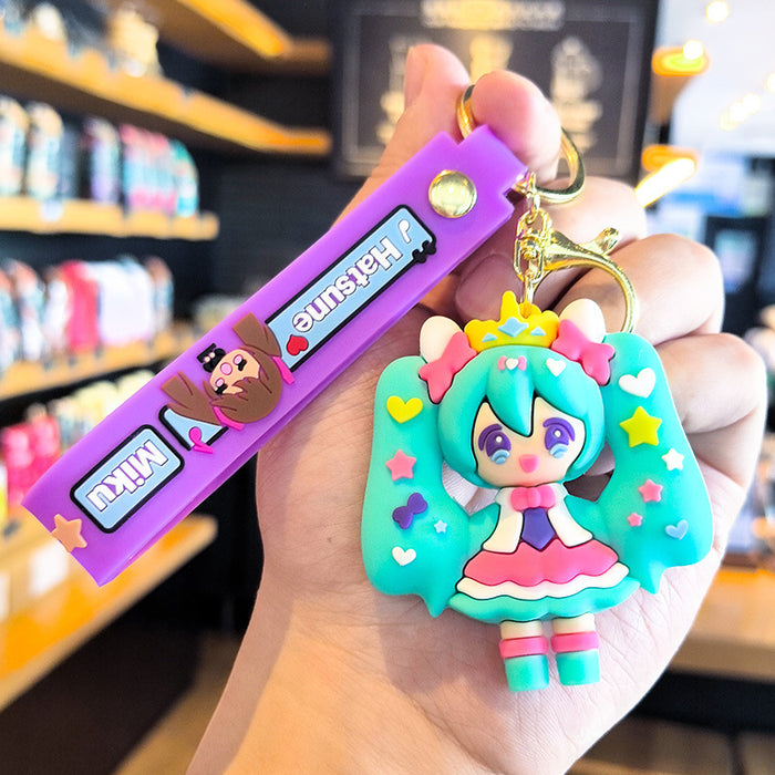 Wholesale Cute Cartoon Creative Pvc Doll  Pendant Keychain