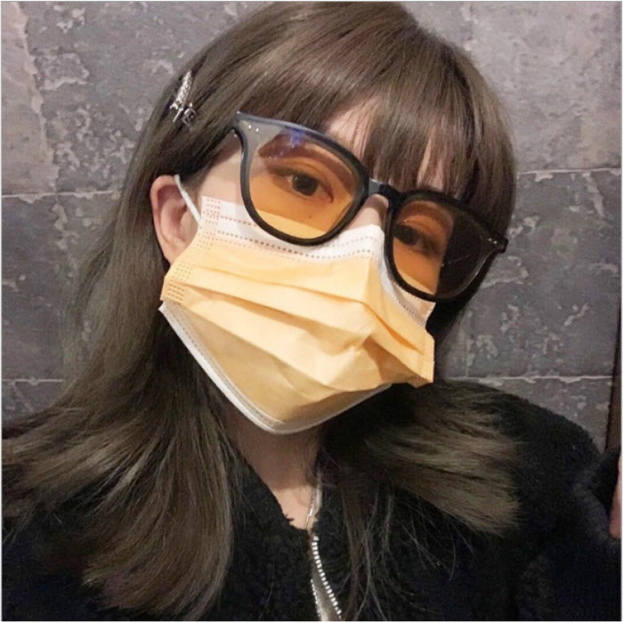 Wholesale New Retro Fashion Yellow Film Same Style Sunglasses Personalized Trendy Sunglasses Sunglasses Sunglasses