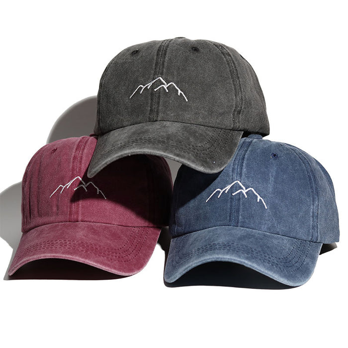 Wholesale Embroidery Washed Distressed Cotton Baseball Cap JDC-FH-Chunq009