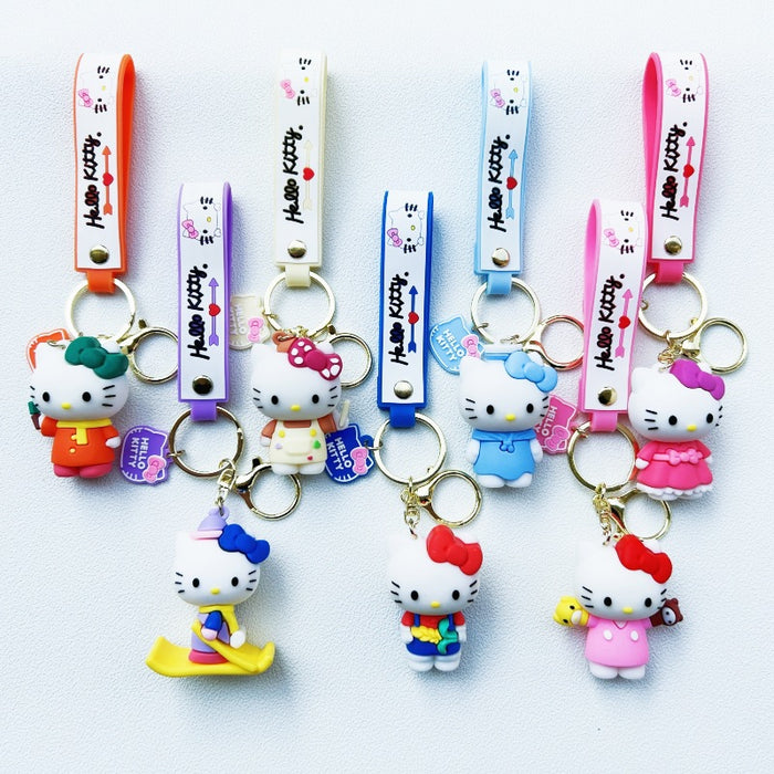 Wholesale PVC Cartoon Doll Keychain JDC-KC-WuYi132