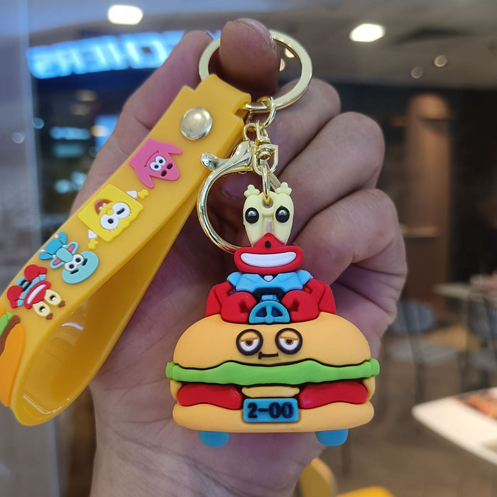 Wholesale Cartoon Sponge Keychain