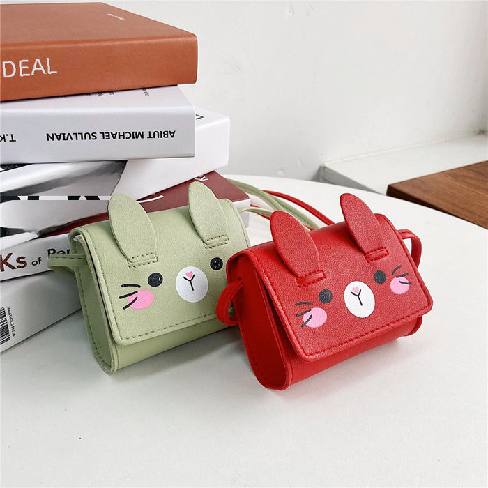 Wholesale Children's accessories, small bags, cute and stylish bunnies, one shoulder crossbody bags, mini cartoon baby coin purse