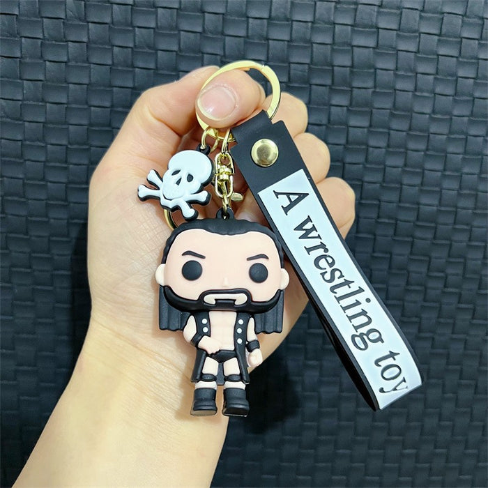 Wholesale Creative Cartoon PVC Soft Keychains JDC-KC-JinB013