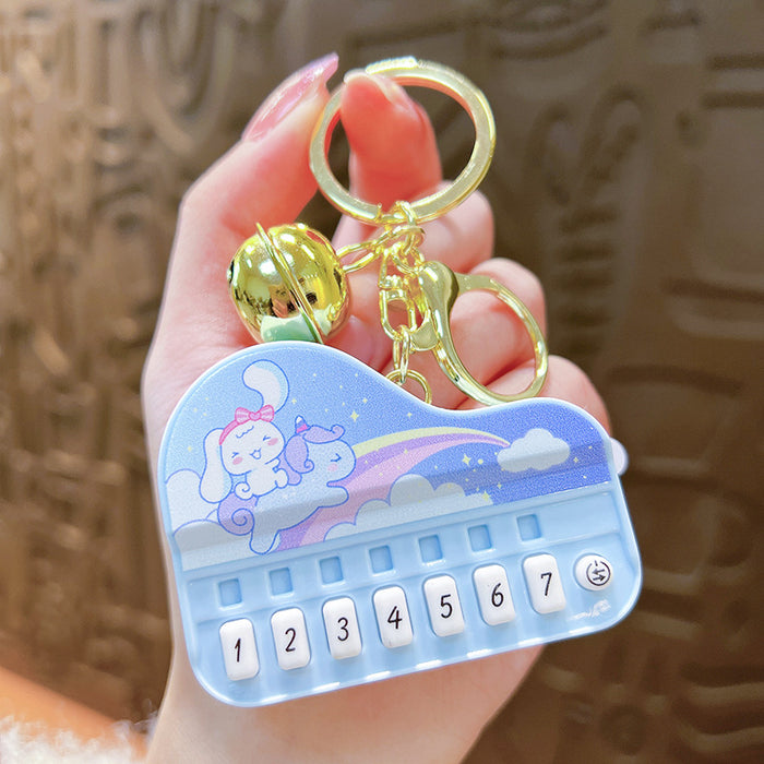 Wholesale Card Plastic Pass Music Game Mini Piano Keychain JDC-KC-YanG020