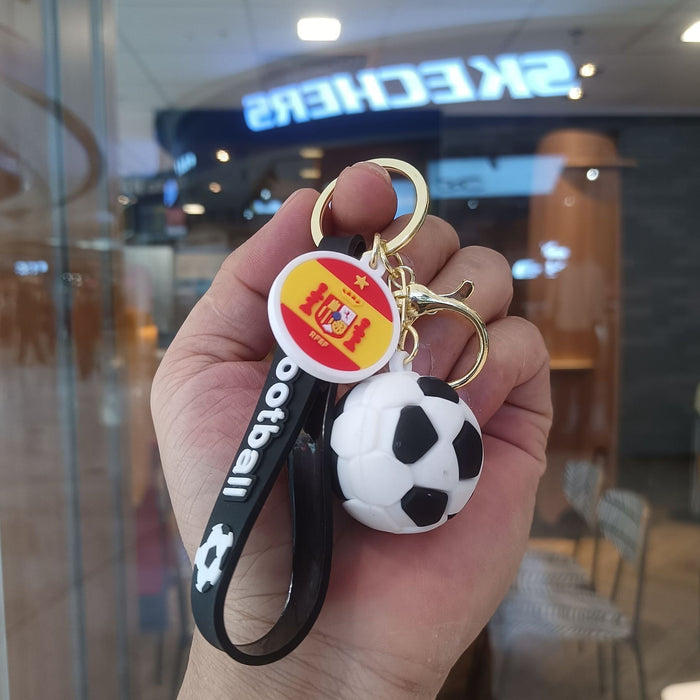 Wholesale Cartoon Football Commemorative Keychain