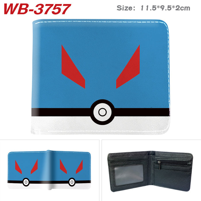 Wholesale Cute Anime Elf Pattern PU Bifold Wallet Short Card Holder Coin Purse Everyday Chic Fashion Accessory
