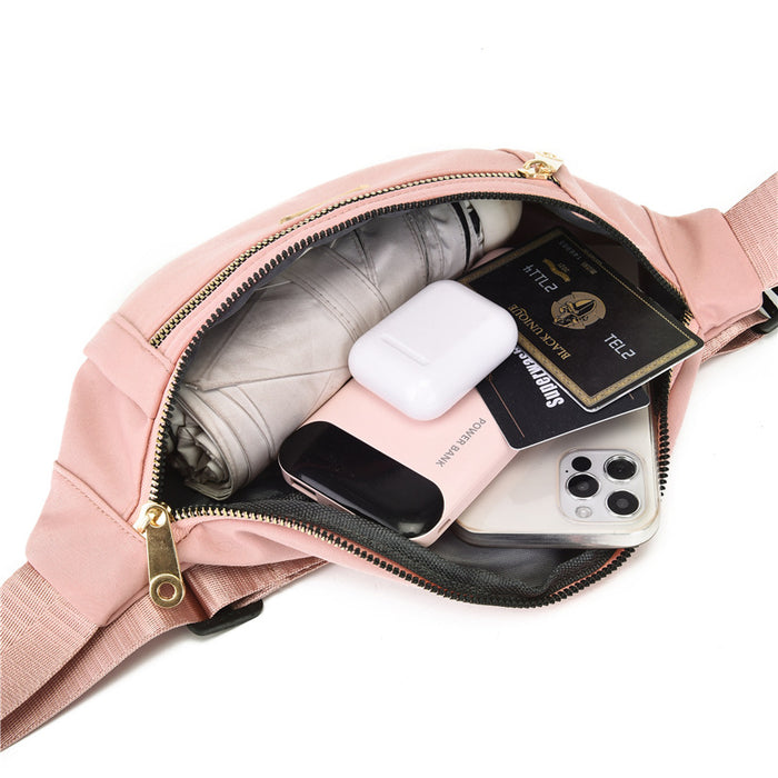 Wholesale Sports Shoulder Bag Multi-Layer Versatile Laser Waist Bag Chest Bag Crossbody Bag
